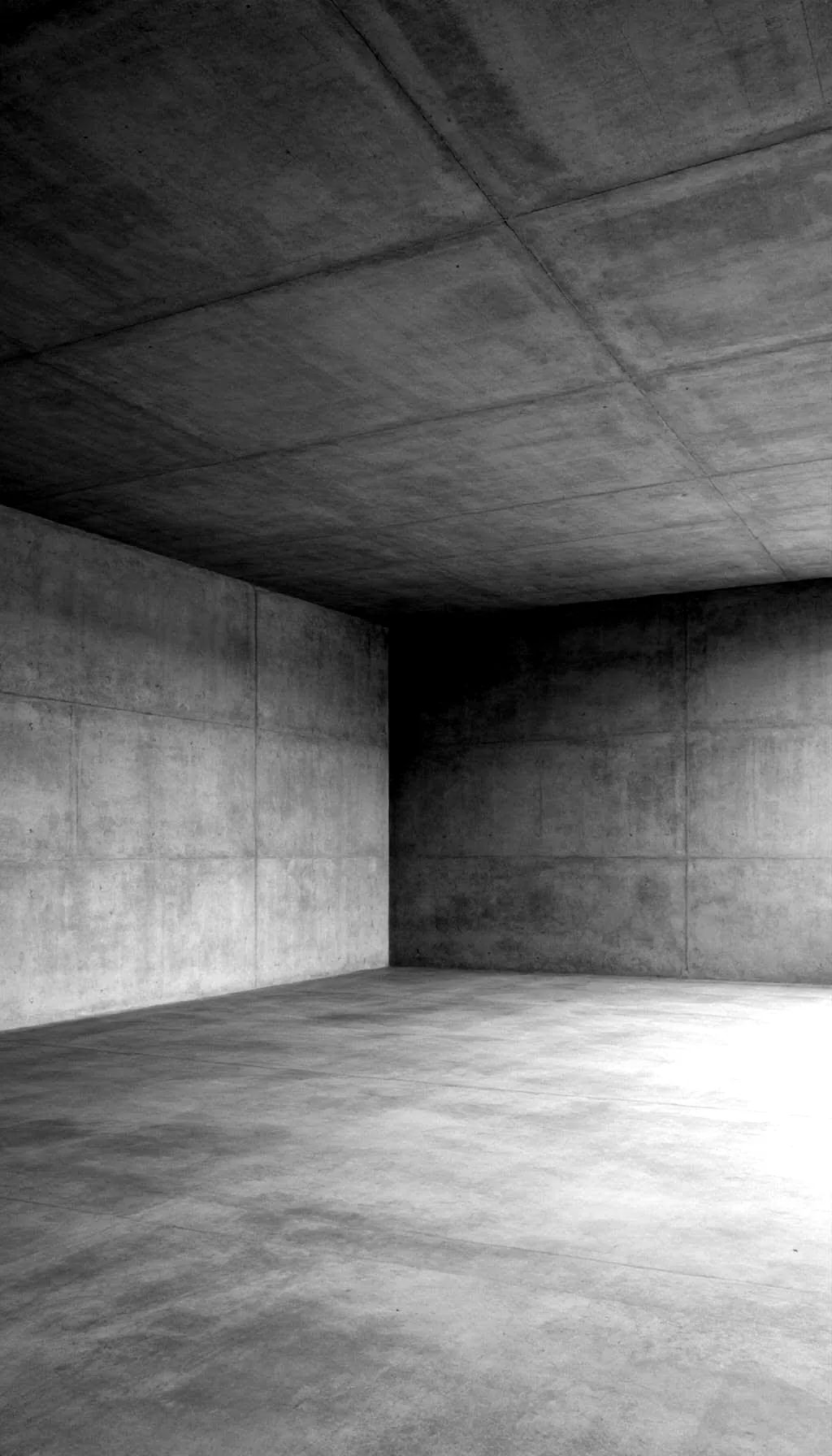 Cuarto vacío de concreto.